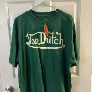 Von Dutch Green Short Sleeve Tee
